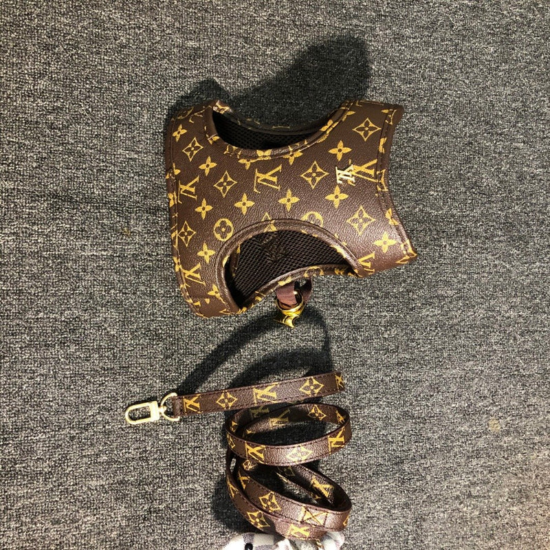 PV Monogram Harness and Leash Set